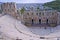 Â view of the ancient amphitheater of the Odeon of Herod Atticus in the Acropolis in Greece